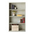 OfficeSource | Steel Bookcase | Steel Bookcase - 4 Shelves