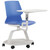 OfficeSource | Scholar Collection | Mobile Student Chair with Tablet Arm and Cupholder