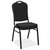 OfficeSource Reese Collection High Back Stacking Banquet Chair With Black Metal Frame