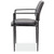 OfficeSource Levy Collection Guest Stack Chair with Arms and Black Frame