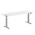 3-Stage, Deluxe Electric, Height Adjustable 30"D x 60"W  Desk w/White Top - PLTHATFEET30 Included
