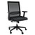 OfficeSource Oslo Mid-Back Mesh Task Chair with Adjustable Arms