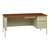 OfficeSource Raleigh Collection Right Hand, Single Pedestal Desk - 66"W x 30"D