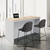 OfficeSource Sofia Standing Height Collaboration Table - 42"H