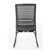 OfficeSource | Interchangeable | Black Mesh Back Armless Guest Chair with Sled Base