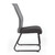 OfficeSource Interchangeable Gray Mesh Back Armless Guest Chair with Sled Base