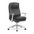 OfficeSource | Obsidian | High Back Executive Conference Chair with Fixed Aluminum Arms and Base