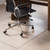 OfficeSource by ES Robbins | Everlife Chair Mat for Hard Floors, 66" x 60" Workstation, Clear