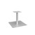 OS Reception Tables 19"H Square Base with Round Post