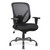 OfficeSource OS Big & Tall Collection Big and Tall Mesh Task Chair with Black Steel Heavy Duty Base