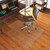 OfficeSource by ES Robbins Everlife Chair Mat for Hard Floor Light Use, 36" x 48" with Lip, Clear