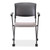 OfficeSource | Julep | Nesting Chair with Arms and Casters, Black Frame