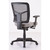 OfficeSource | CoolMesh Basic | Task Chair with Antimicrobial Seat and Black Frame