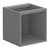 OfficeSource Laminate Cubby Square Open Cabinet - Cubby