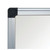 OfficeSource ViZual Collection Magnetic Porcelain Dry-Erase Board with Aluminum Frame - 24" x 36"