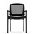 OfficeSource Parson Collection Micro Mesh Back Side Chair with Arms
