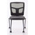 OfficeSource CoolMesh Collection Armless Nesting Chair with Titanium Gray Frame