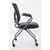 OfficeSource CoolMesh Collection Nesting Chair with Titanium Gray Frame