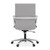 OfficeSource | Tre Lite Collection | Executive Mid Back Chair with Chrome Frame