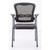 OfficeSource | CoolMesh | Mesh Back Guest Chair with Arms and Titanium Gray Frame - Antimicrobial