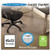 OfficeSource by ES Robbins Everlife Chair Mat for Medium Pile Carpet, 45" x 53" Rectangle, Clear