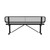 Park Collection 6' Standard Expanded Bench with Back