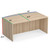 OfficeSource | OS Laminate | 66"W Bow Front Desk Shell