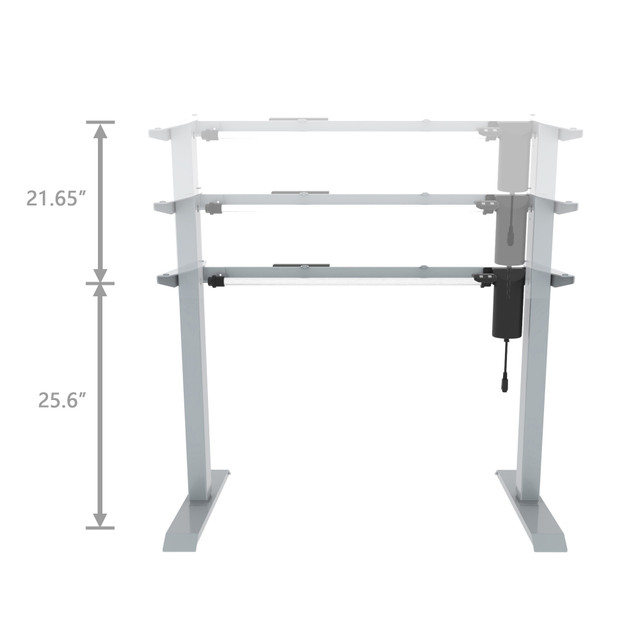 OfficeSource StandUp Standing Desk Collection Pneumatic Height