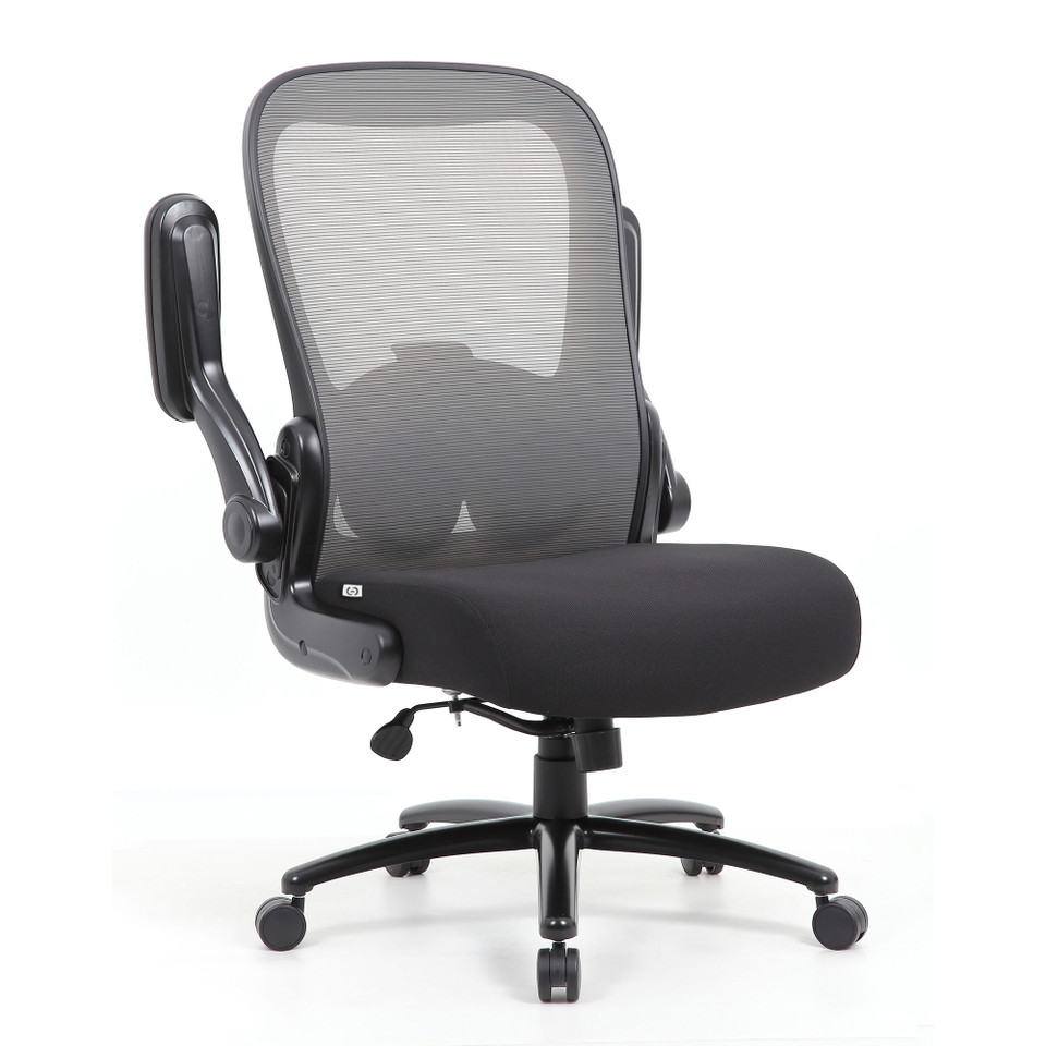 OfficeSource Ryde Big & Tall High Back Mesh Task Chair with Flip