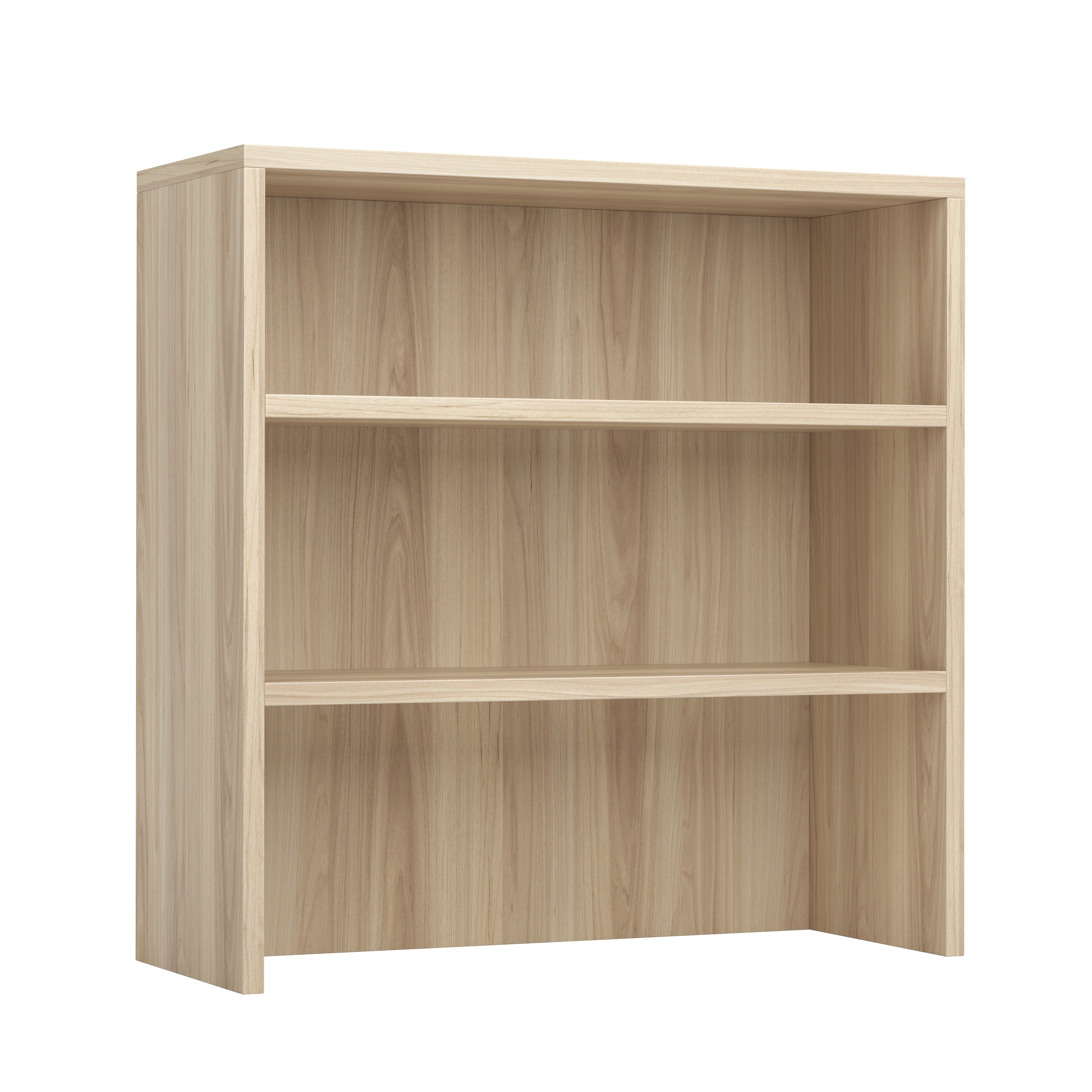 OfficeSource | OS Laminate | Open Hutch - 35.5'' Wide - American Elm