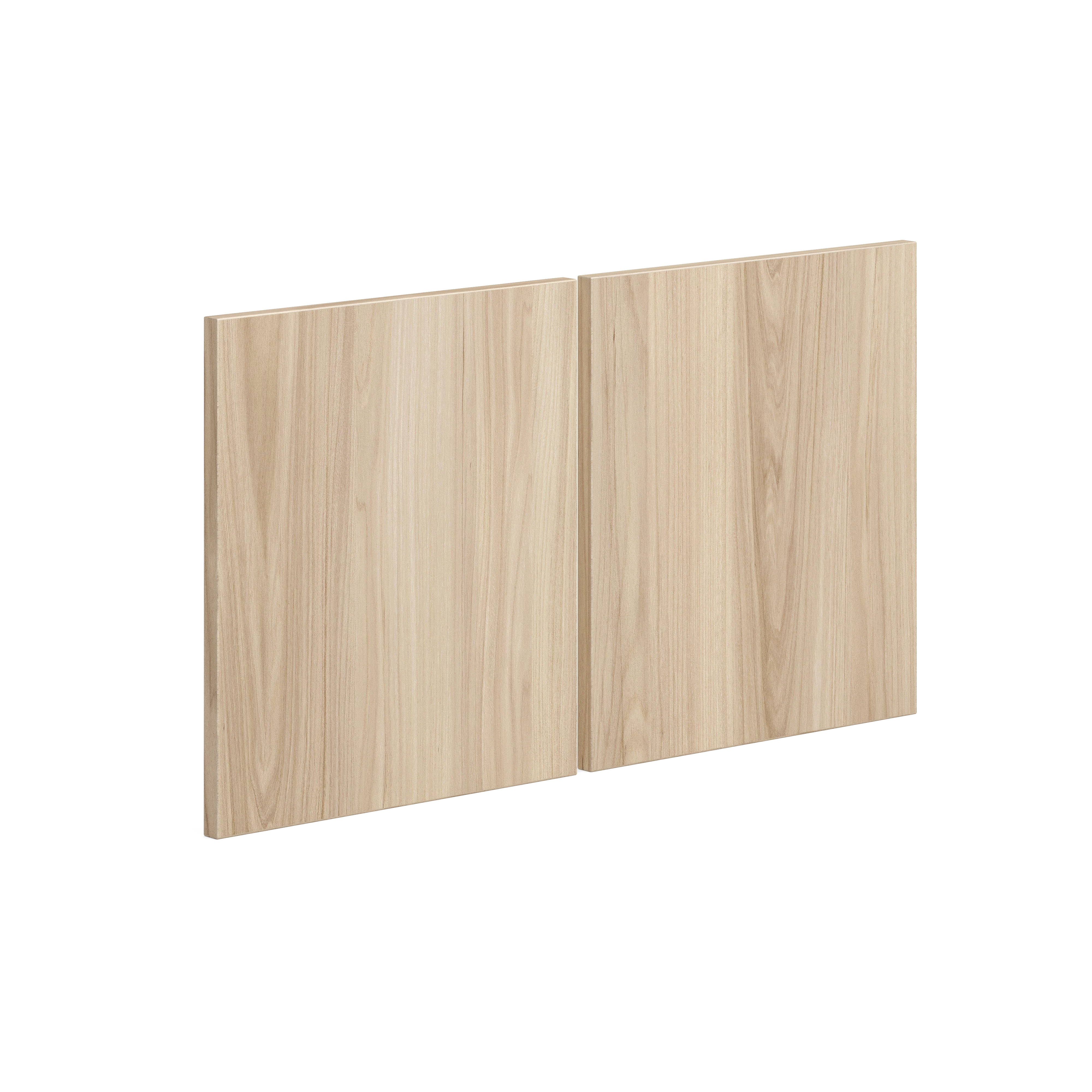 OfficeSource | OS Laminate | Optional Laminate Doors - For OS141OH or OS209OH Open Hutch - American Elm