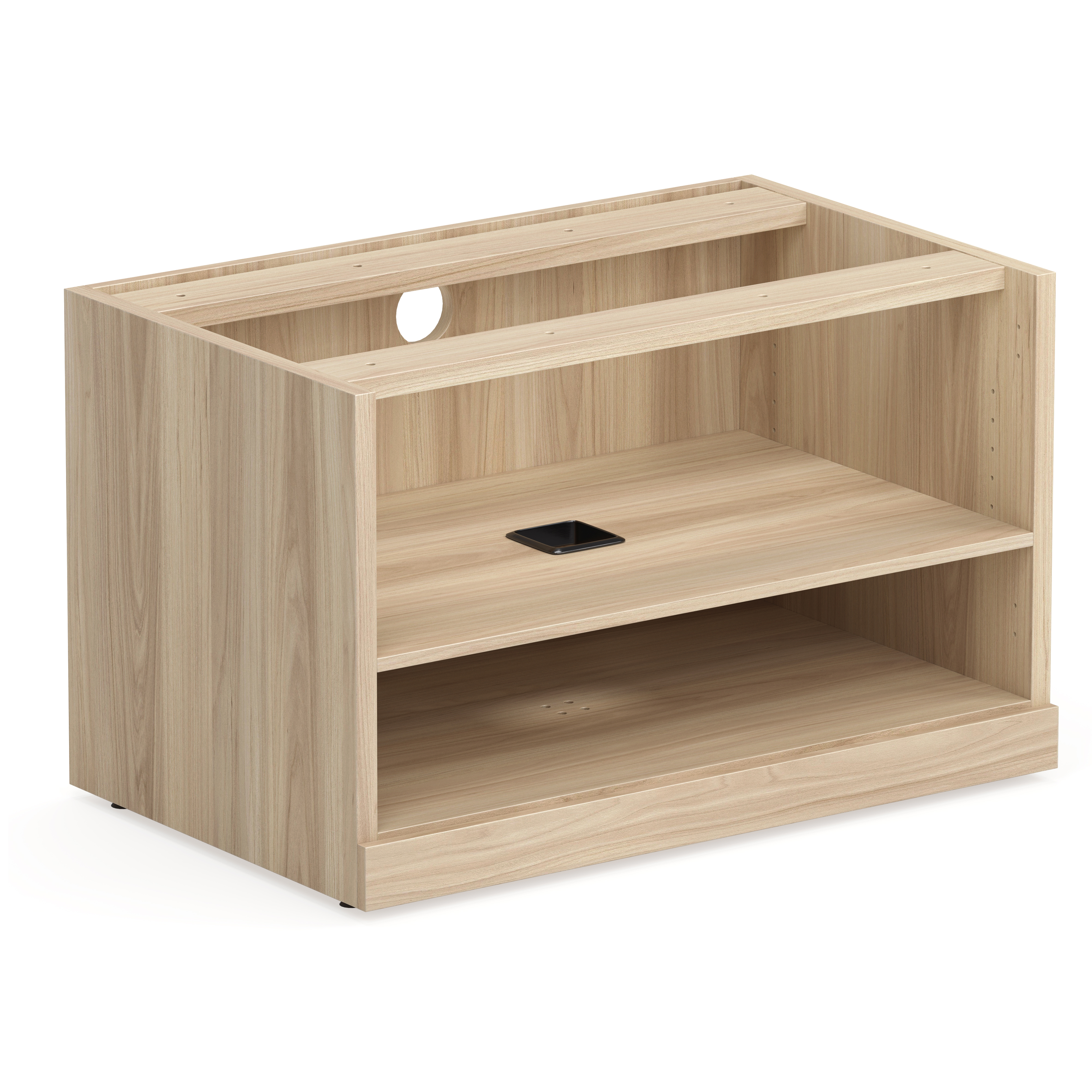 OfficeSource | StandUp Standing Desk | Open Shelf Cabinet (Top Not Included)