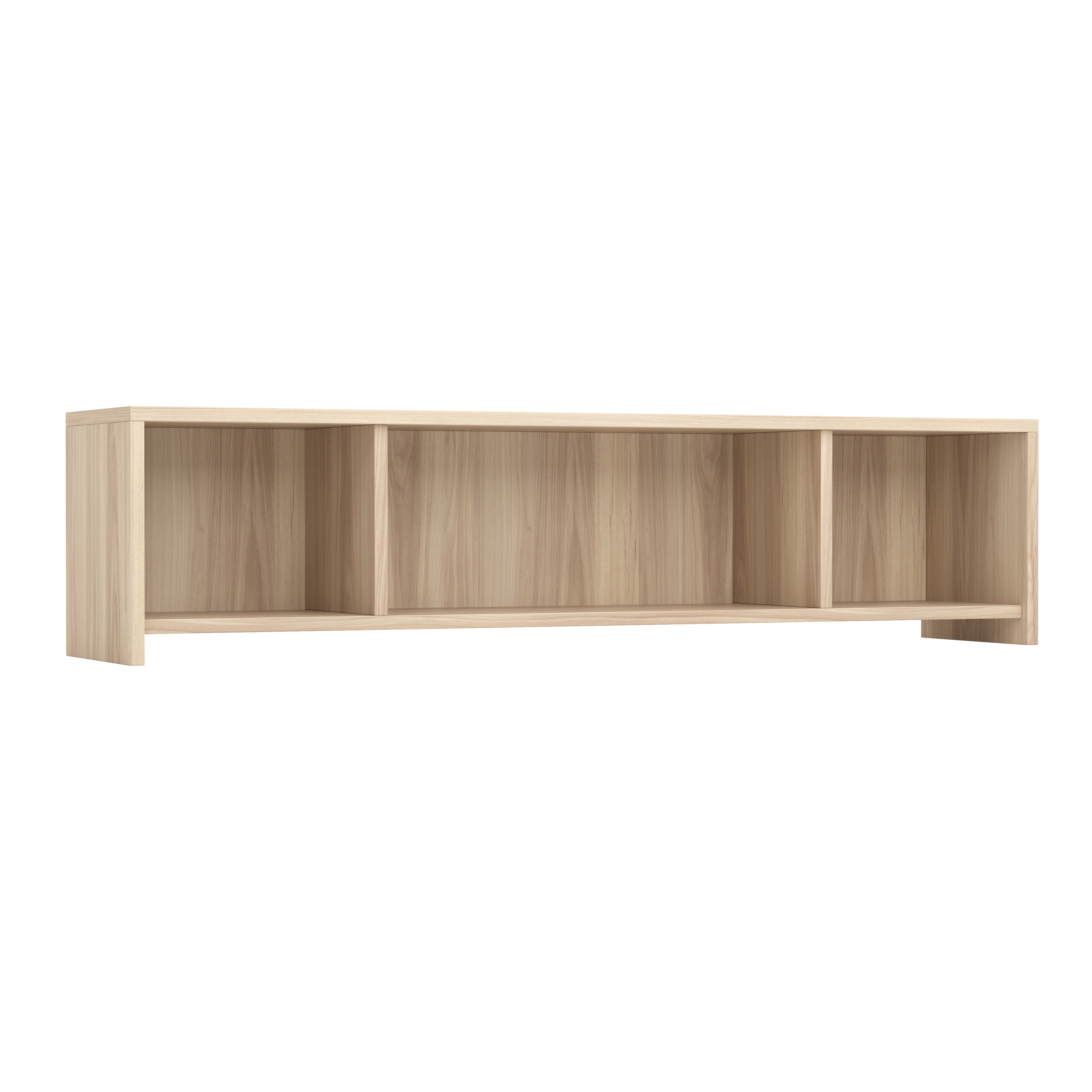 OfficeSource | OS Laminate | Open Wall Mounted Hutch - 71"W