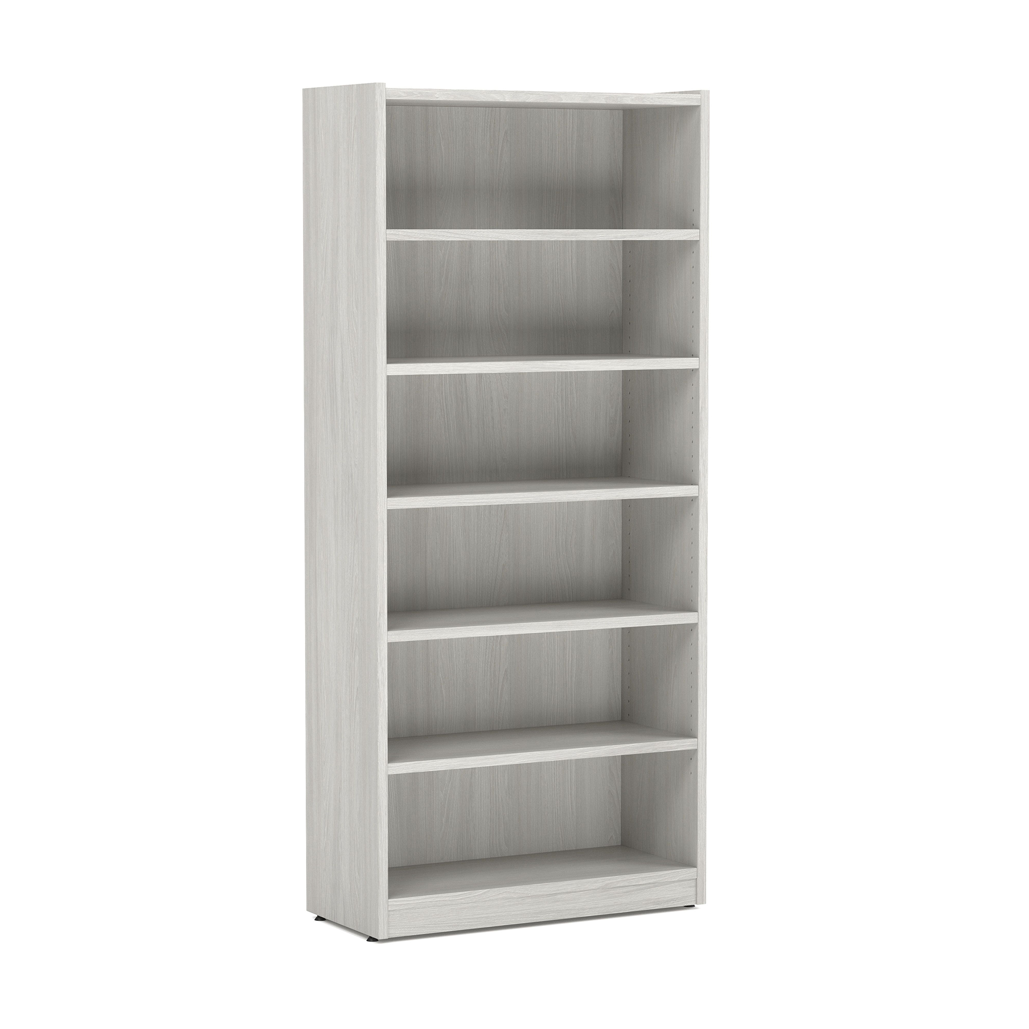 OS Laminate Bookcase - 6 Shelf - Arcadia White