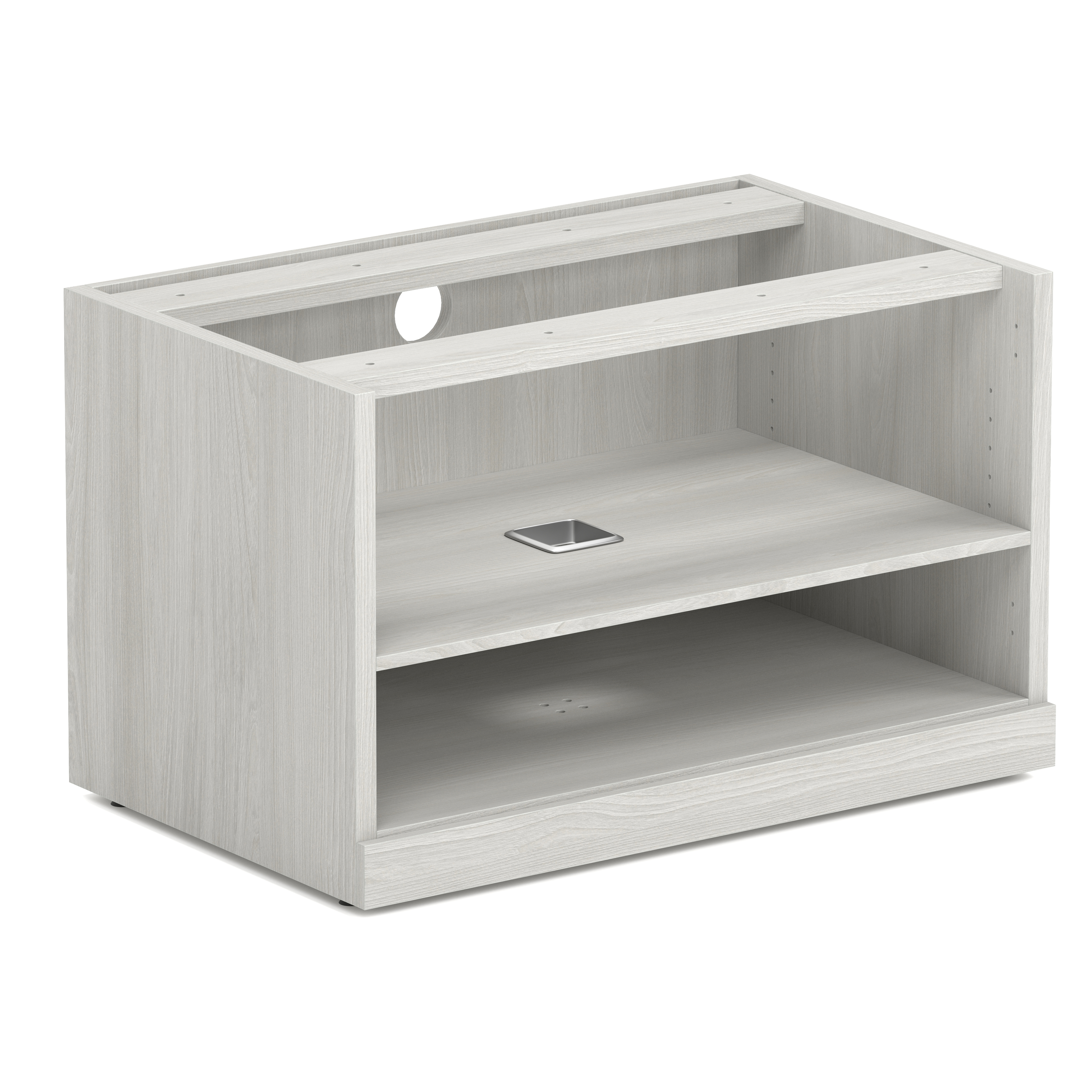 OfficeSource | StandUp Standing Desk | Open Shelf Cabinet (Top Not Included)