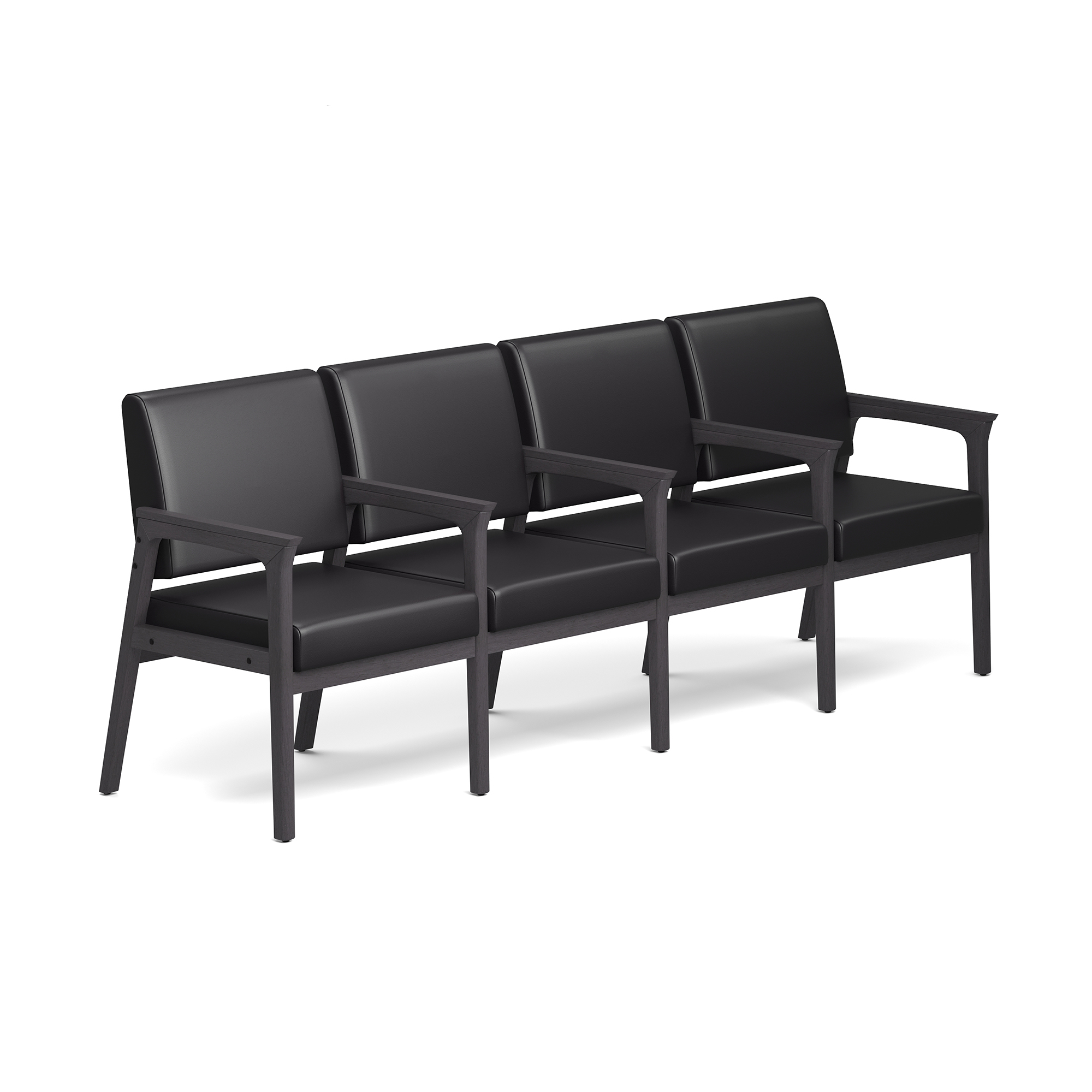 OfficeSource Aiden 4-Seater with Full Arm