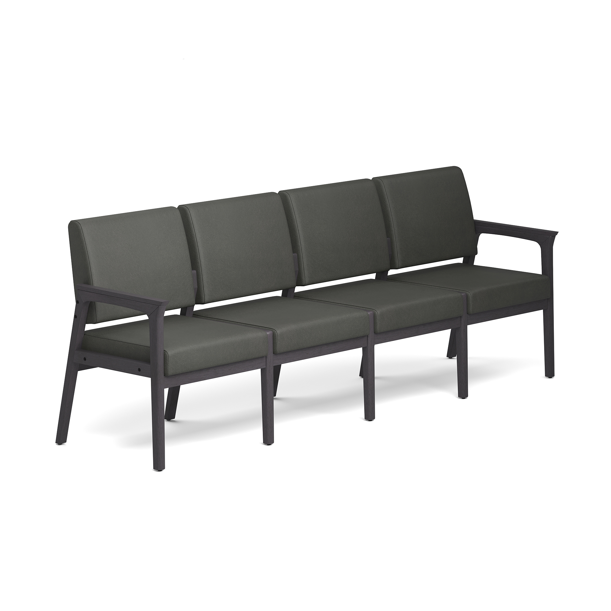 OfficeSource Aiden 4-Seater with Half Arm