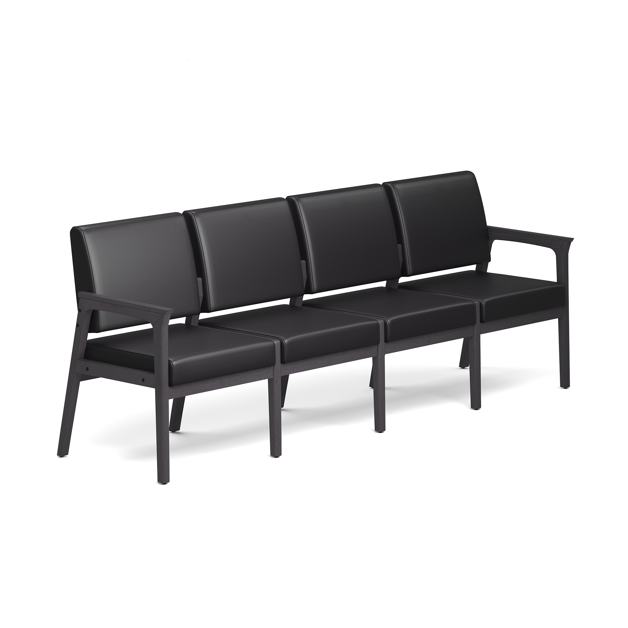 OfficeSource Aiden 4-Seater with Half Arm
