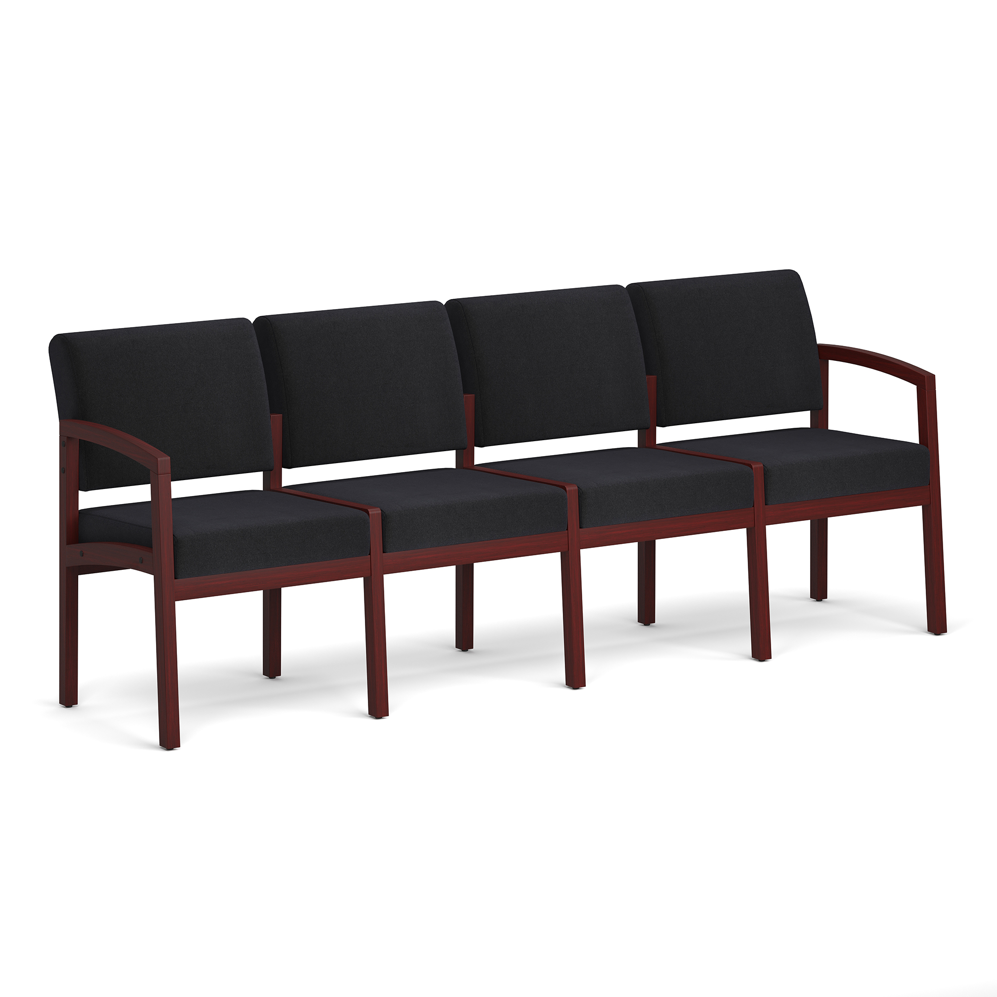 OfficeSource Baker 4-Seater with Half Arm