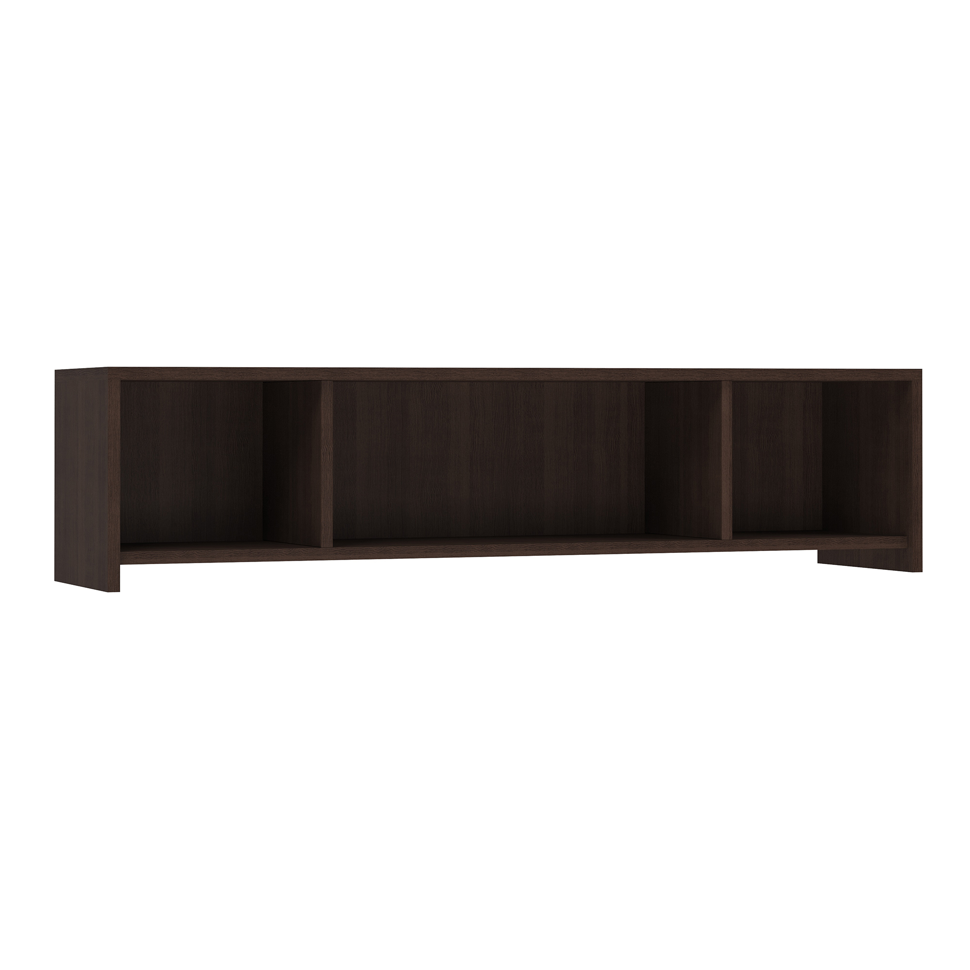 OS Laminate Open Wall Mounted Hutch - 71'' - Java