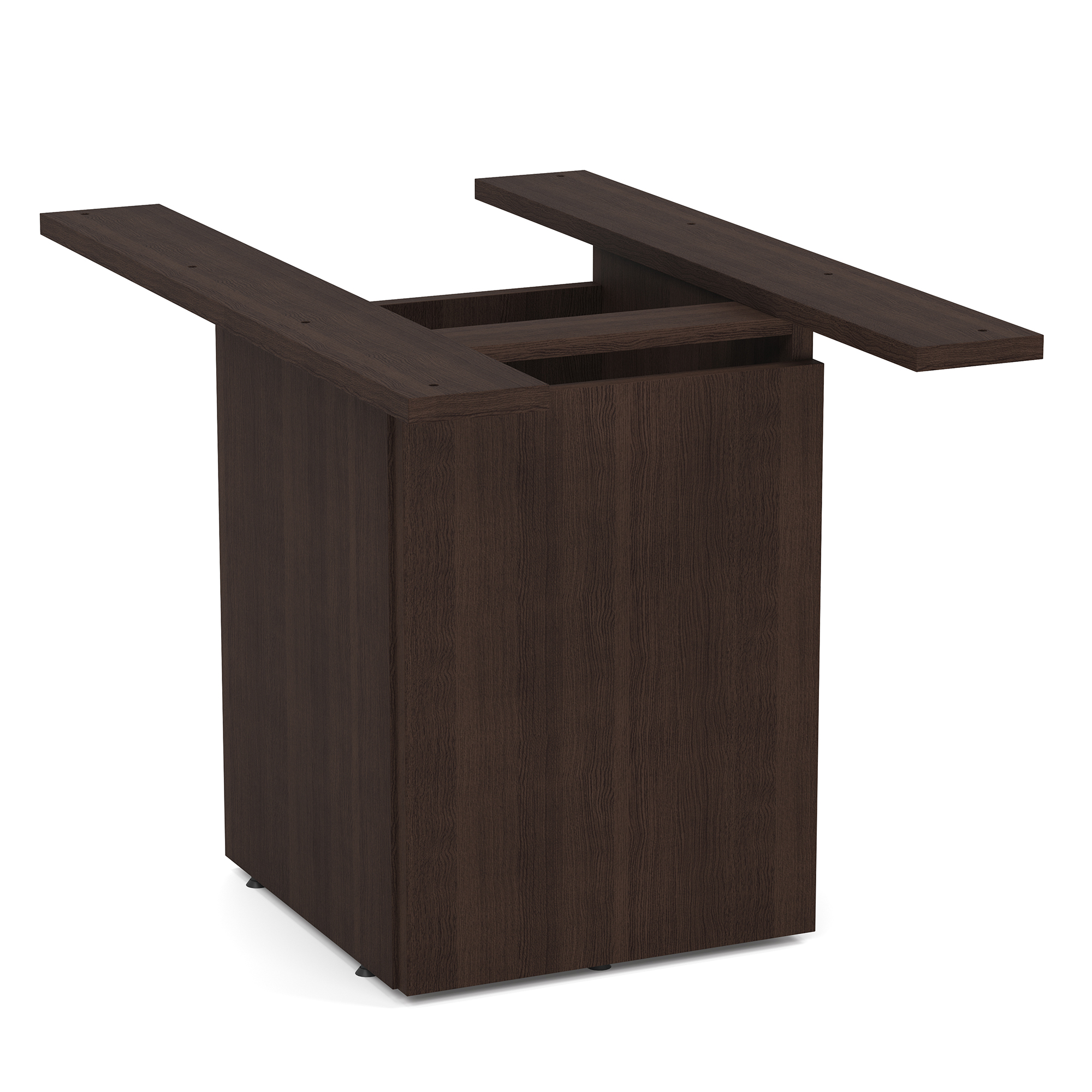 OfficeSource | OS Conference/Multi-Purpose | Board Table Cube Base With Access Door - Java