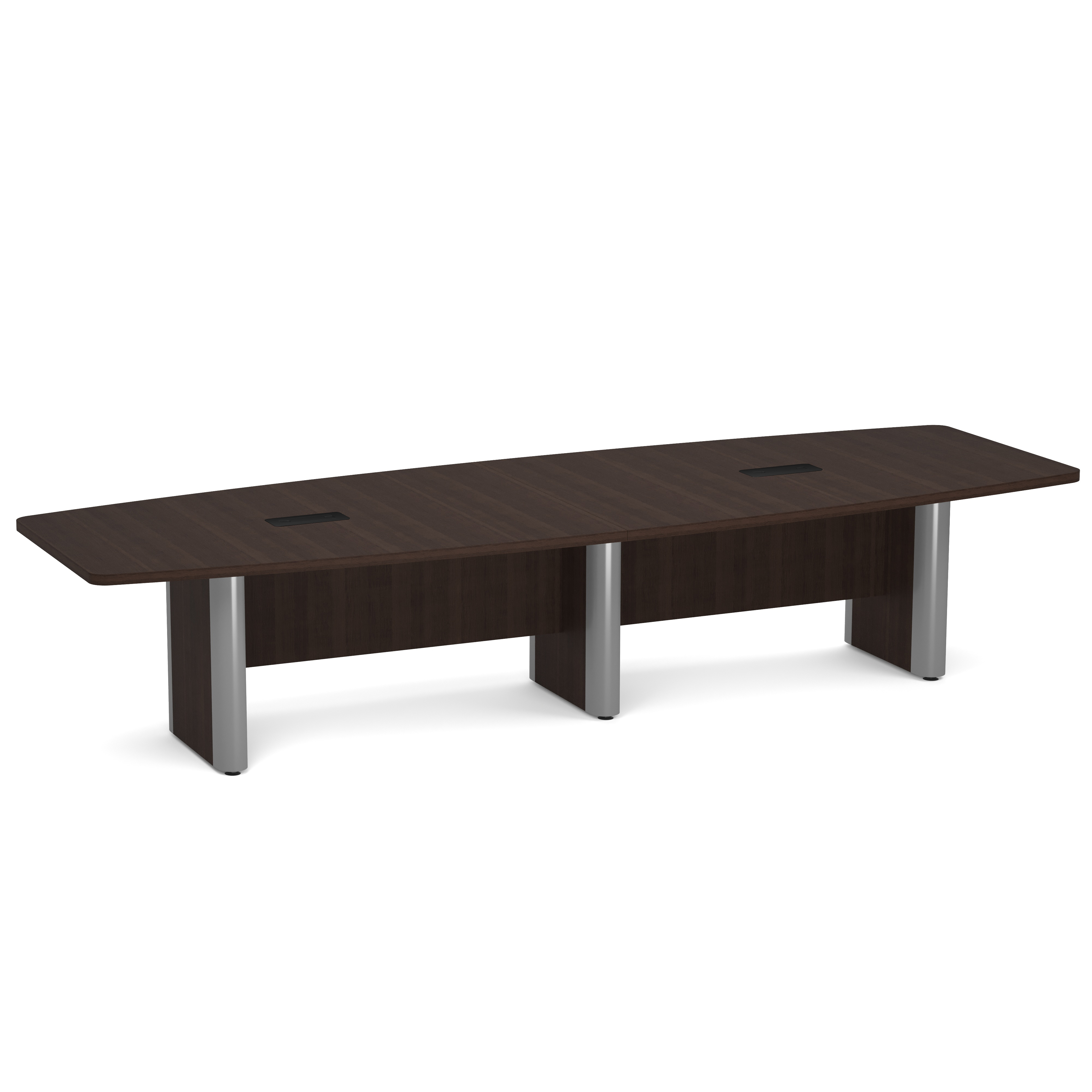 OfficeSource | OS Conference Tables | Boat Shaped Conference Table with Elliptical Base - Java