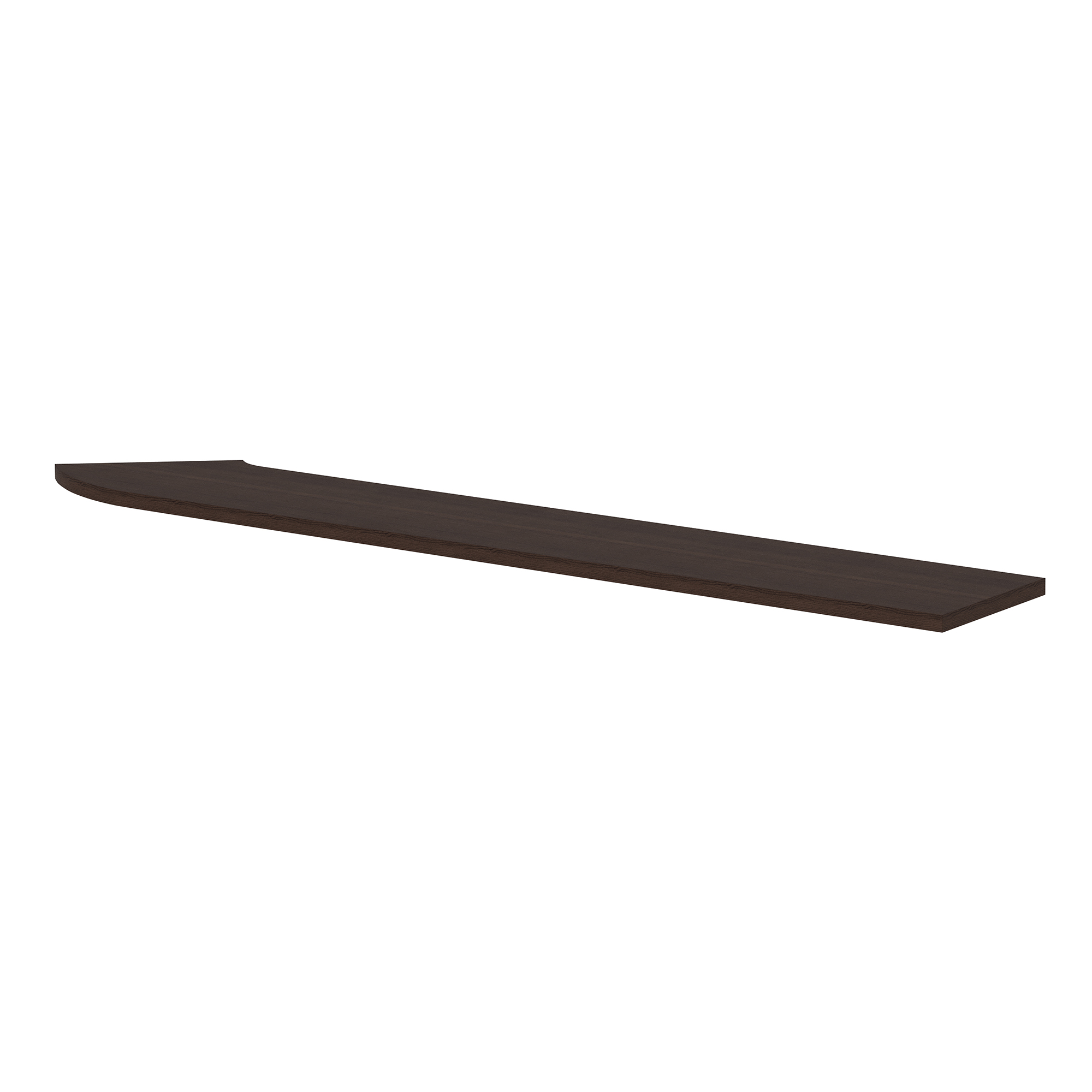 OfficeSource | Borders II | Corner Transaction Top 66''W x 12''D (Right) - Java