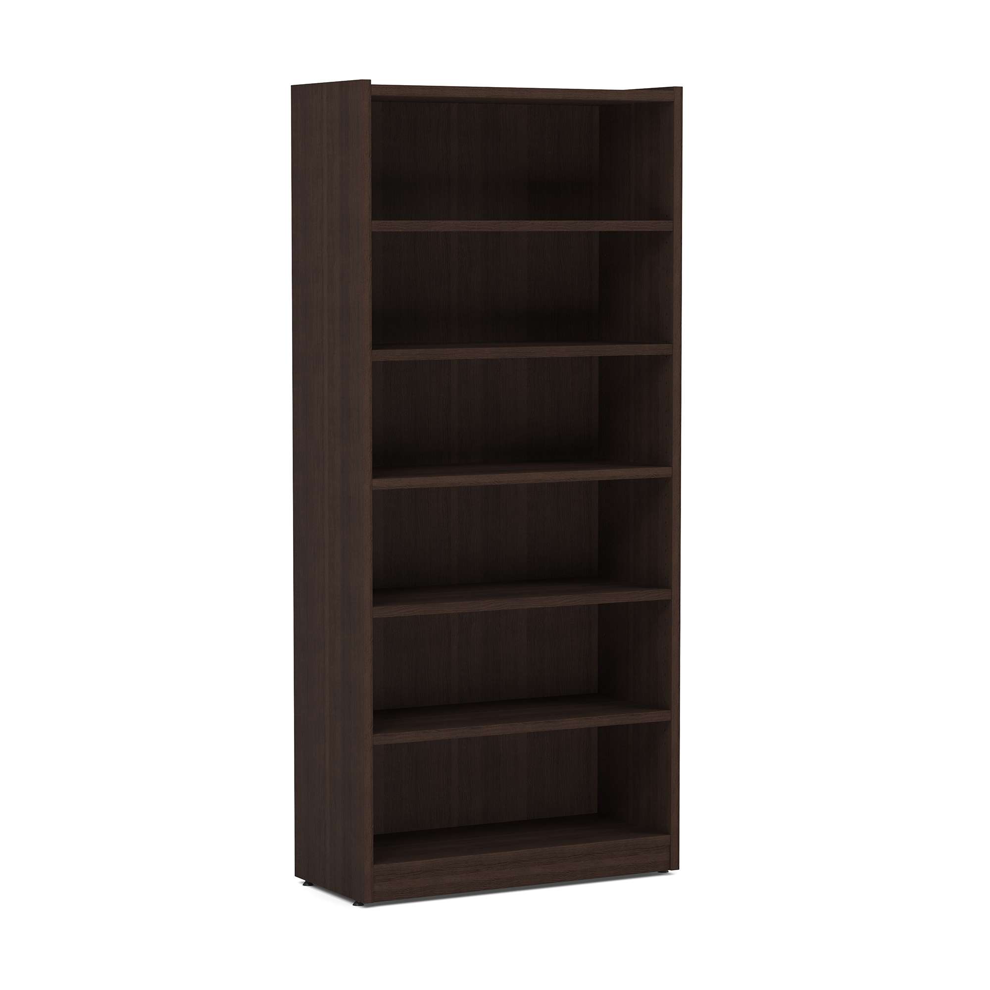 OS Laminate Bookcase - 6 Shelf - Java