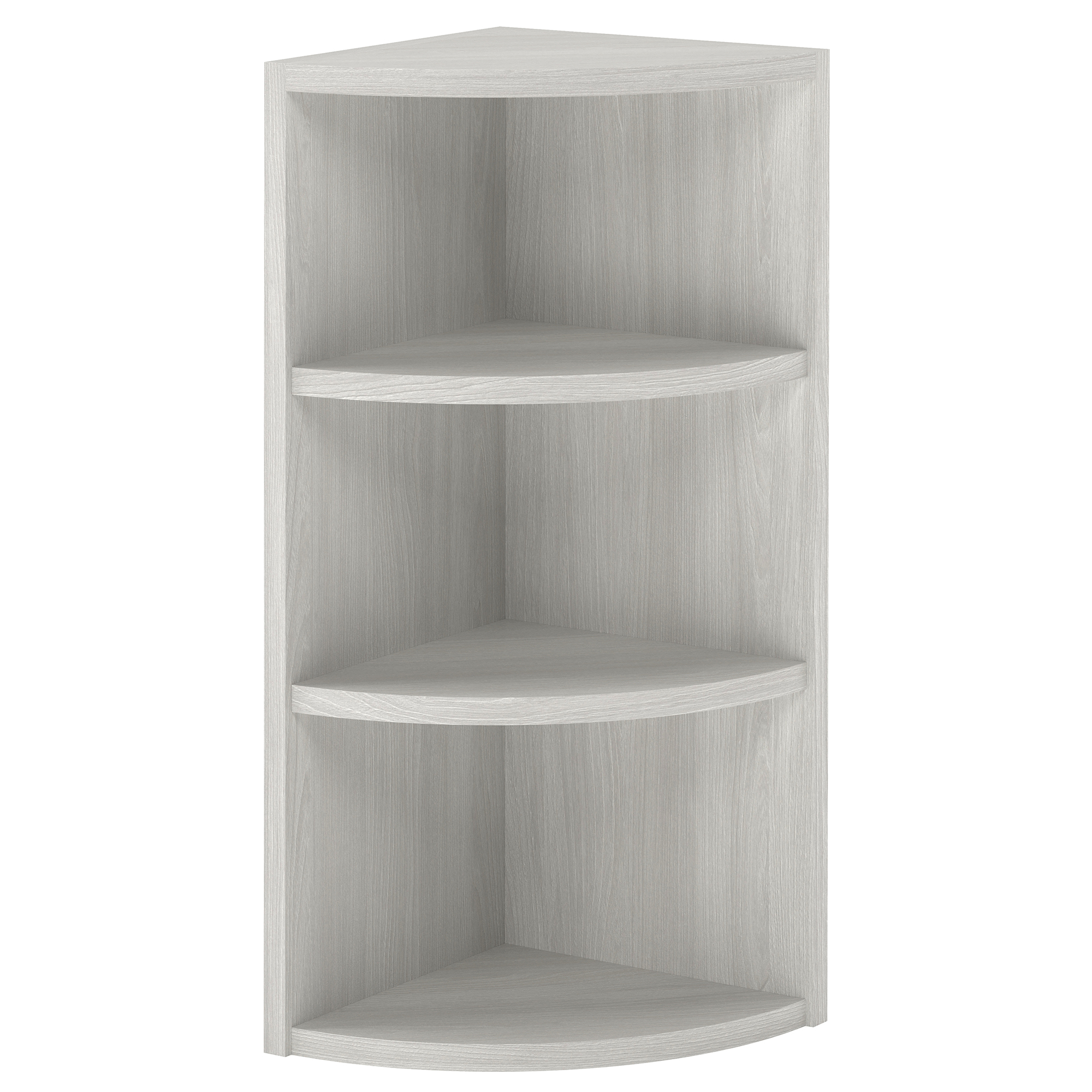 OfficeSource | OS Laminate | Corner Bookcase