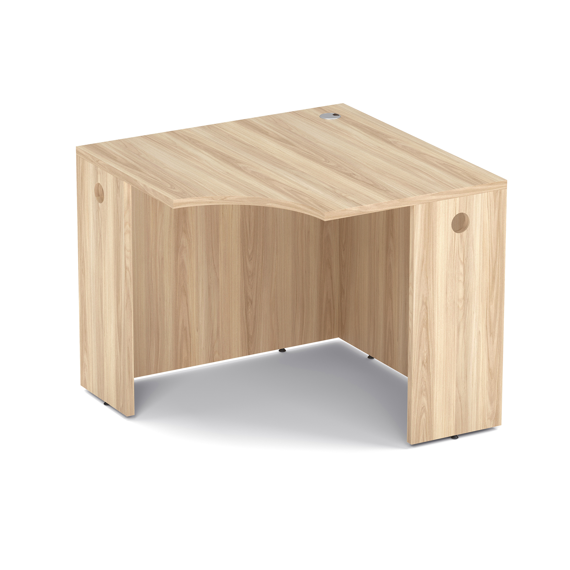 OfficeSource | OS Laminate | 36''W Corner Desk Shell - American Elm