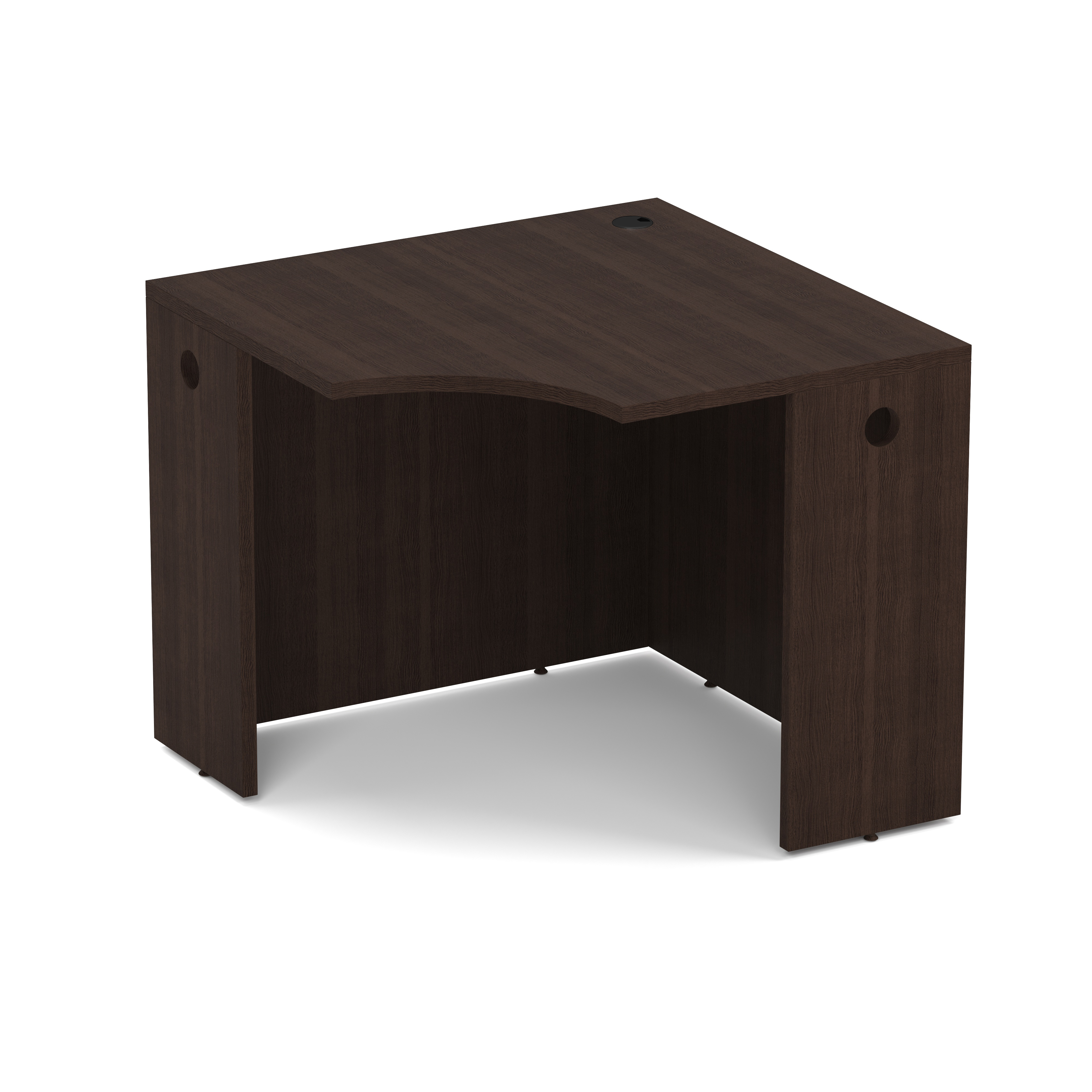 OfficeSource | OS Laminate | 36''W Corner Desk Shell - Java