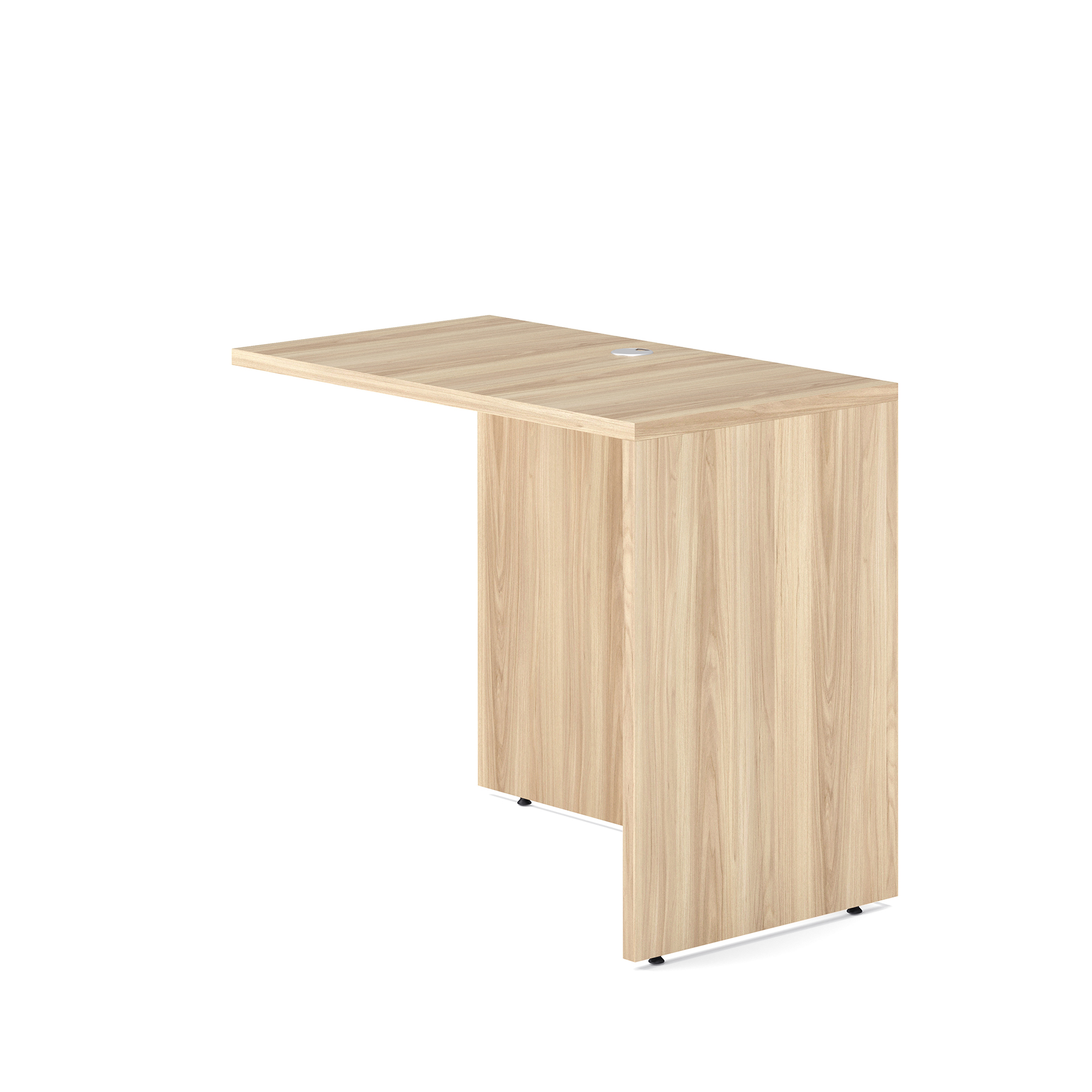 OfficeSource | OS Laminate | Reversible Return - 35''W x 20''D - American Elm