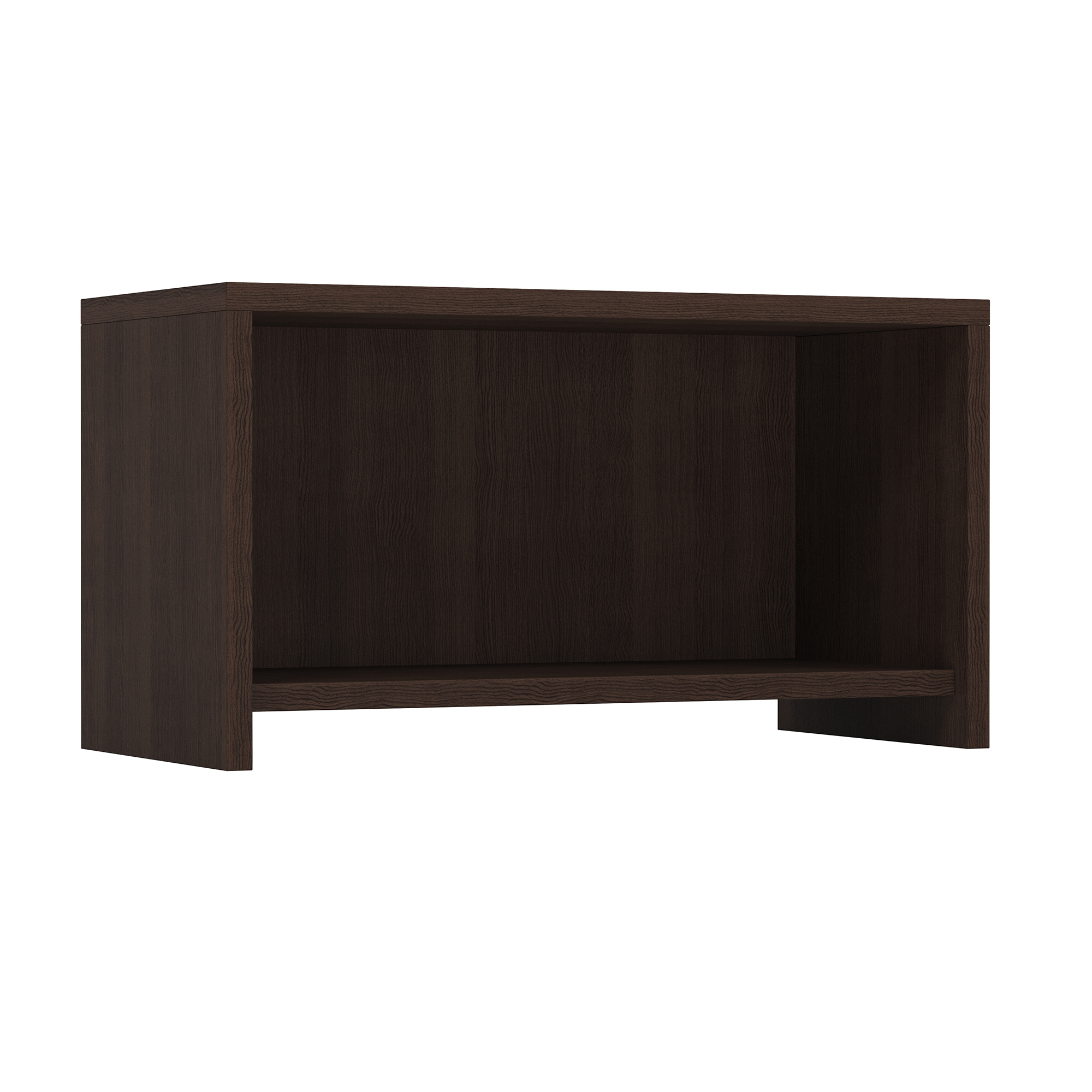 OfficeSource | OS Laminate | Wall Mounted Open Hutch - 31''W - Java