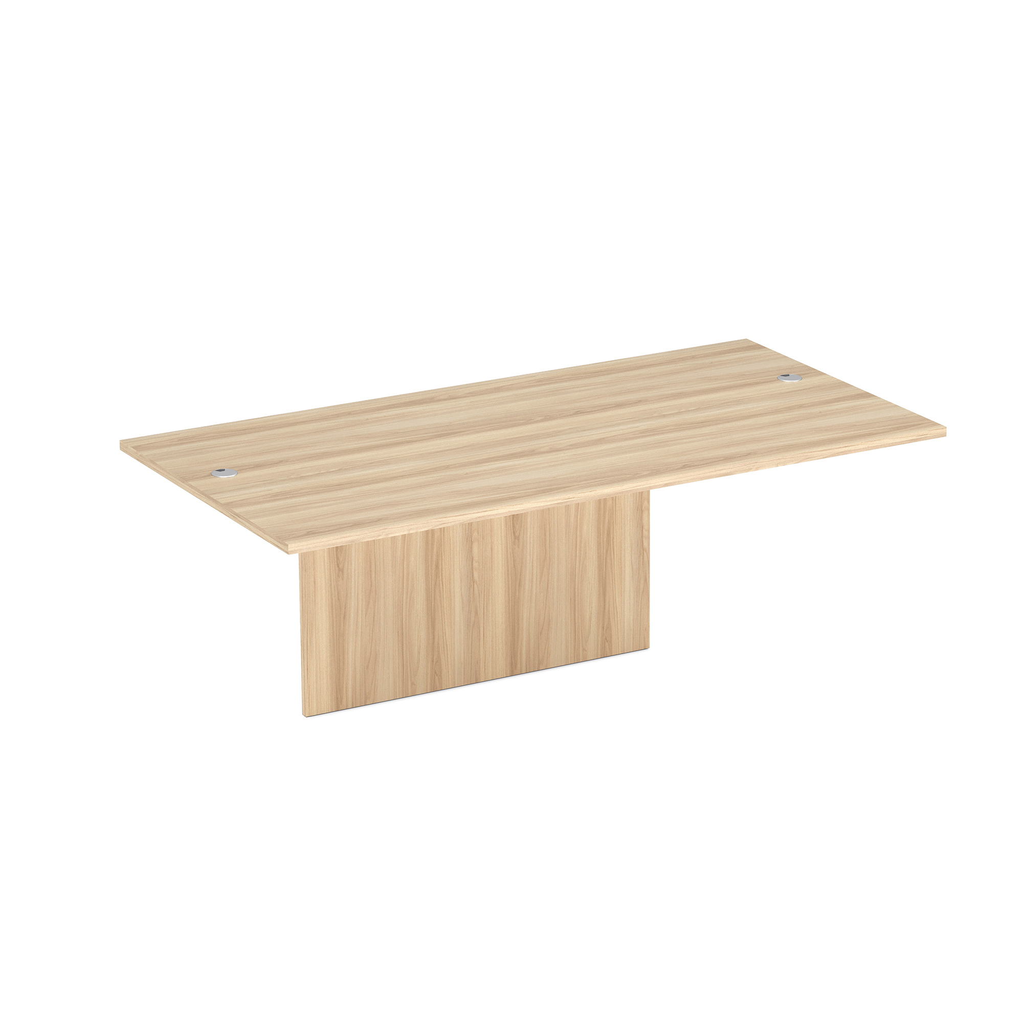 OfficeSource | OS Laminate | Desk Top with Modesty Panel - American Elm